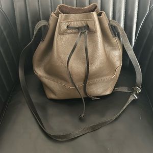 JCrew Leather Bucket Bag